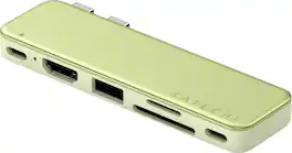 Satechi - USB-C Snap Hub for Macbook Neo - Citrus