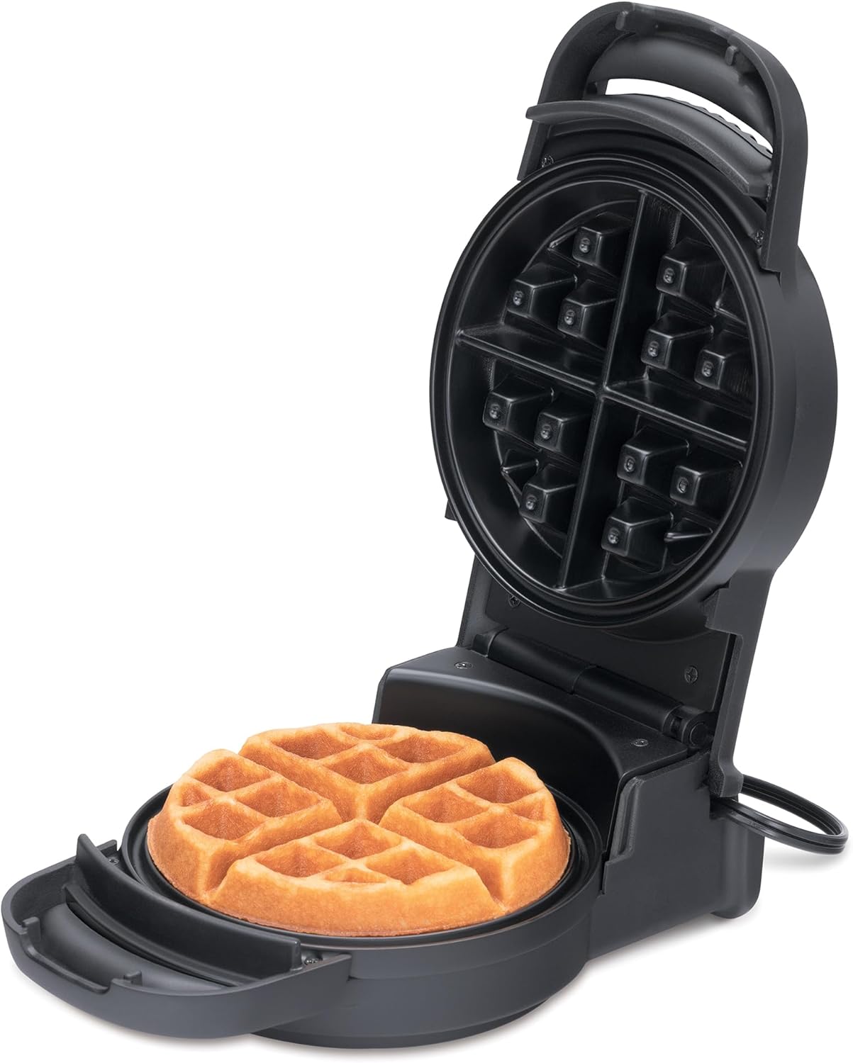 Front. Presto - Presto 03517 Basic Flip Waffle Maker - Black.