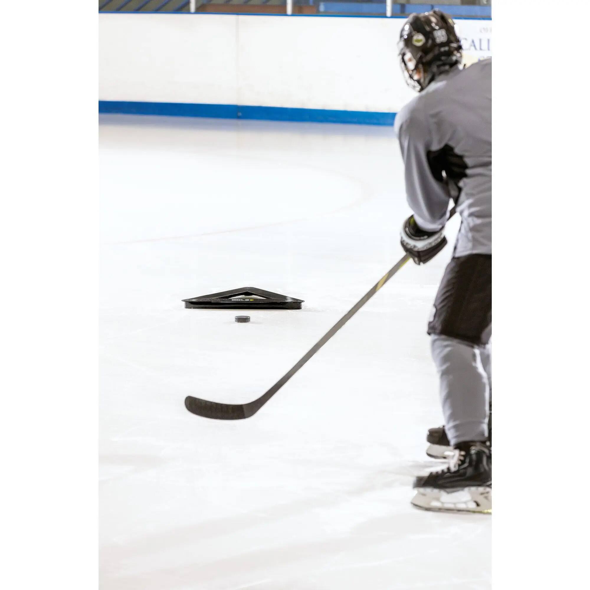 Alt View 1. SKLZ - SKLZ Passing Triangle Ice Hockey Training Aid - Black - Black.