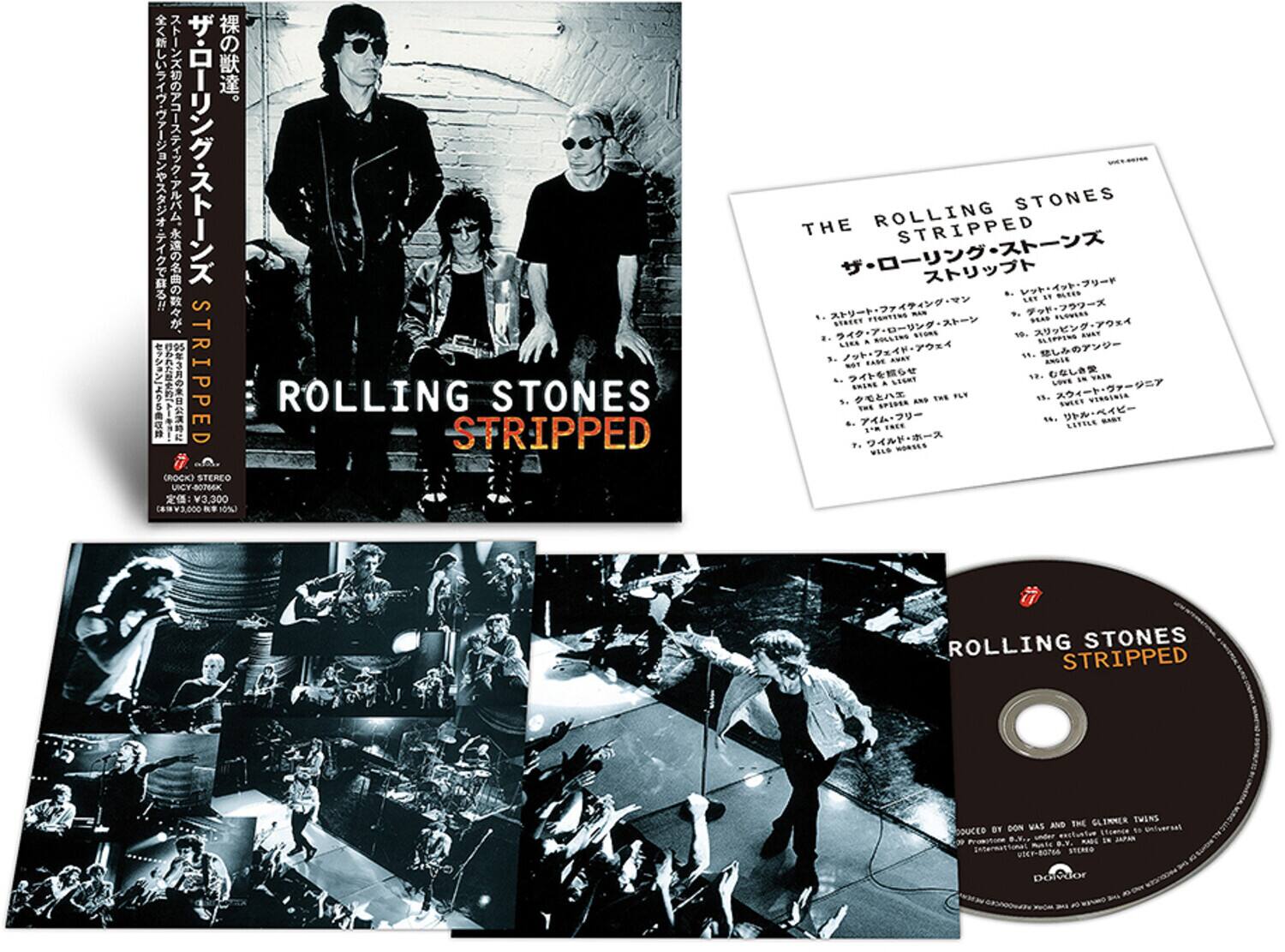 The Rolling Stones - Stripped - Limited SHM Paper Sleeve   - COMPACT DISCS [CD]