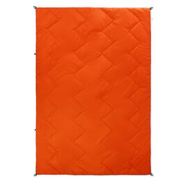 VIVZONE - Outdoor Blanket with Poncho Function - Orange