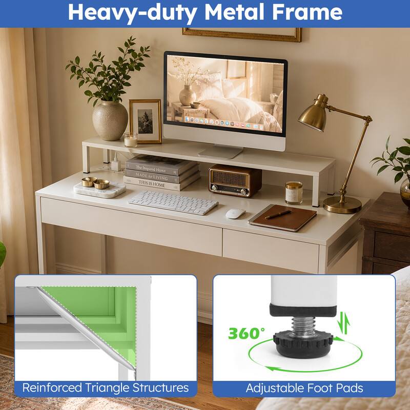 Heavy-duty Metal Frame - $2+

The Longired Home 58
MADE for LIVING
THIS IS HOME 360

Reinforced Triangle Structures
Adjustable Foot Pads