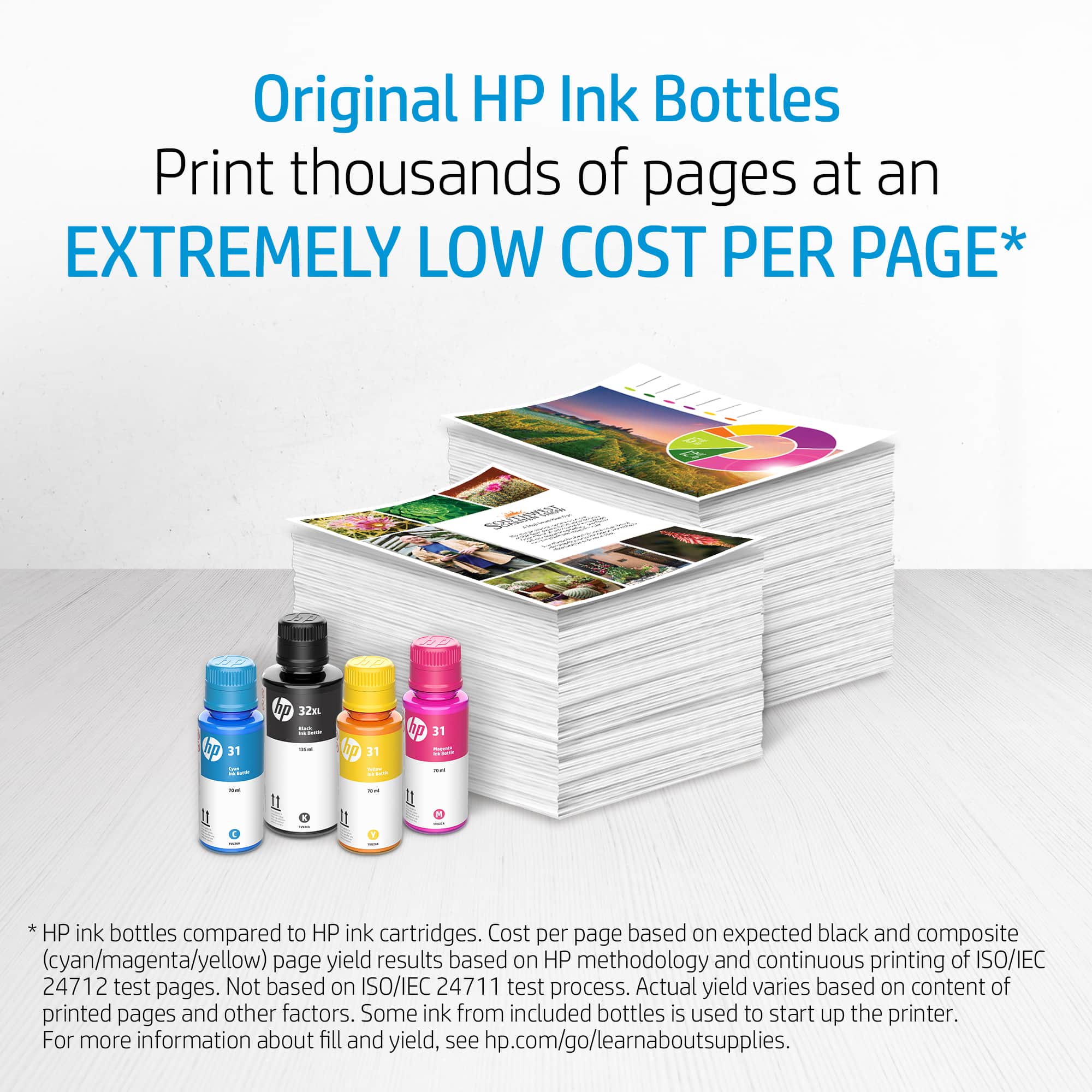 HP 31 3Pack Ink Bottles Cyan/Magenta/Yellow 9C228AN Best Buy