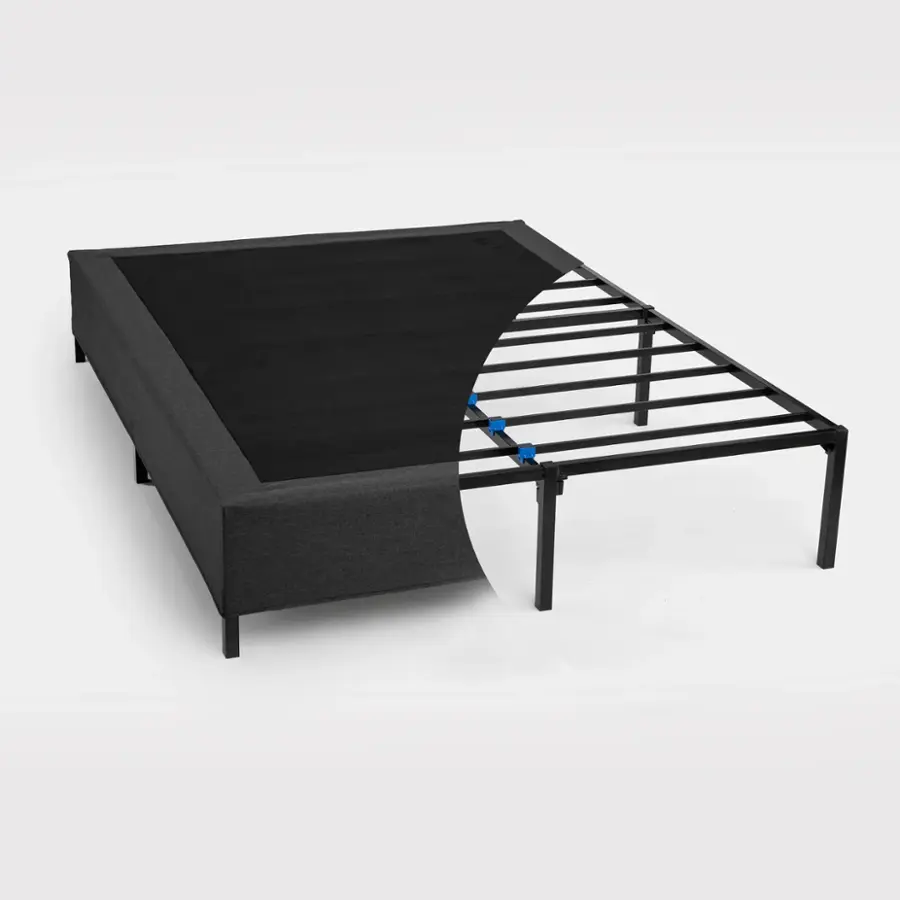 Alt View 14. Ghostbed - All-in-One Metal Foundation - Queen - Black.