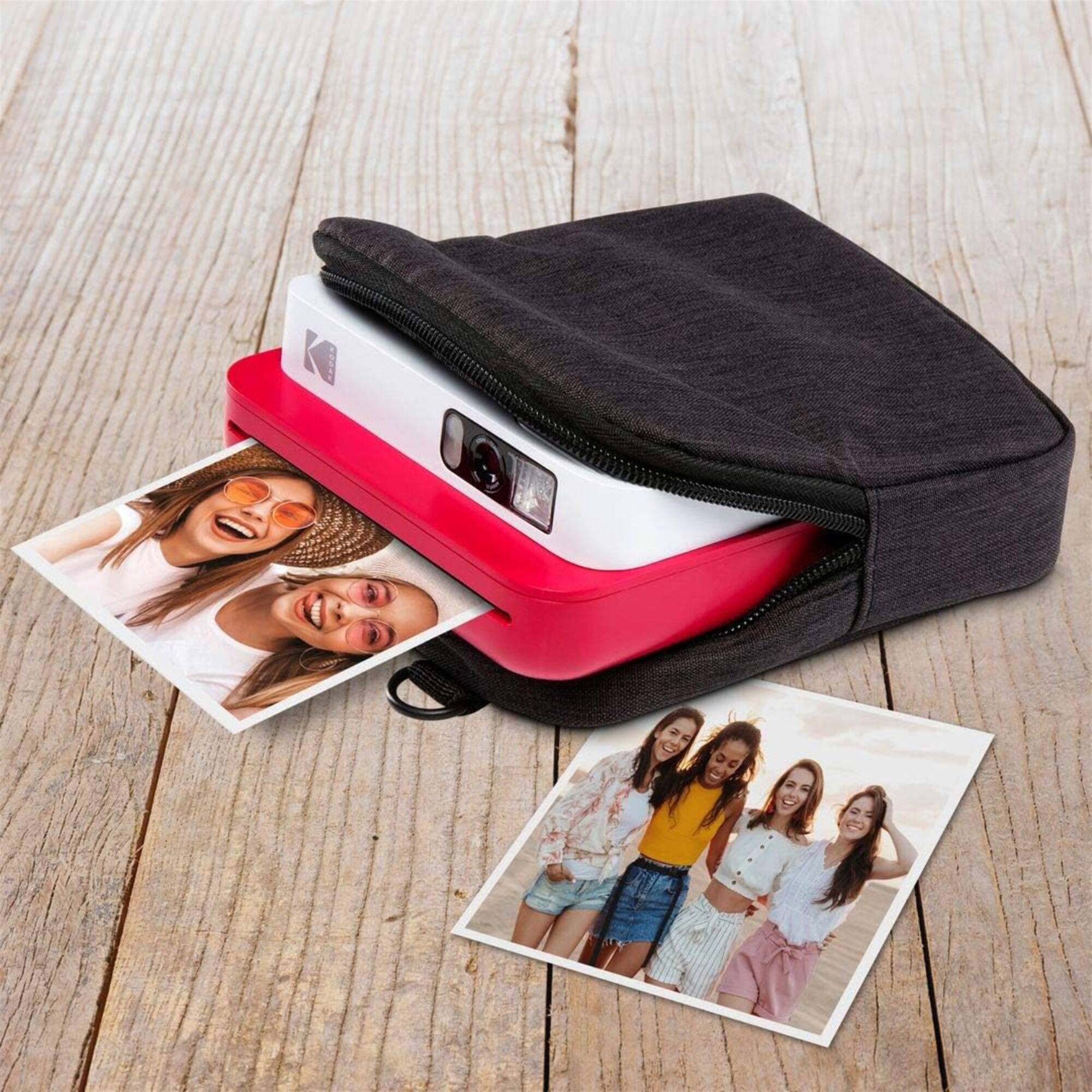 Alt View 2. Zink - Soft Camera Carrying Case for The Kodak Classic Instant Camera - Black.