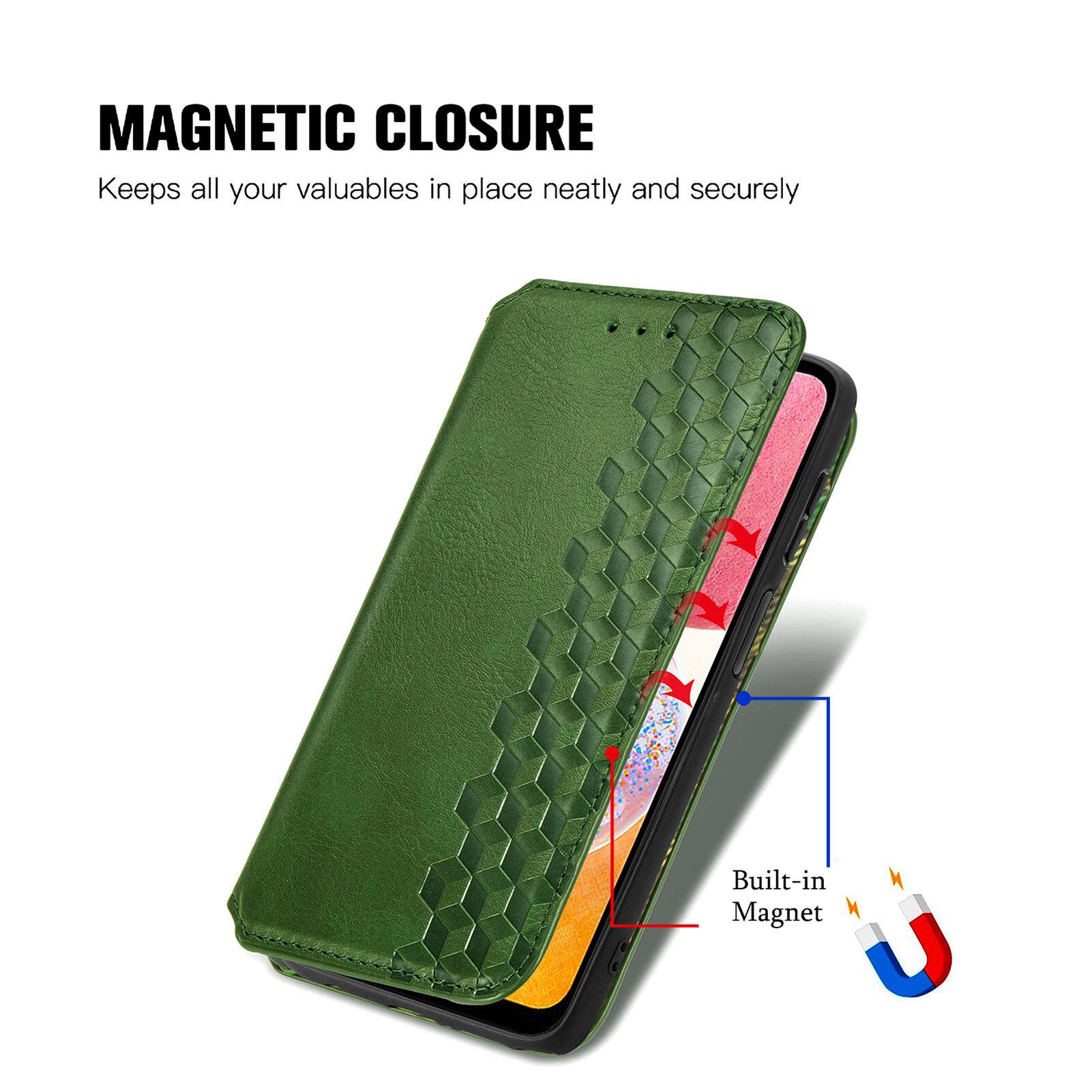 MAGNETIC CLOSURE  
Keeps all your valuables in place neatly and securely  
Built-in Magnet