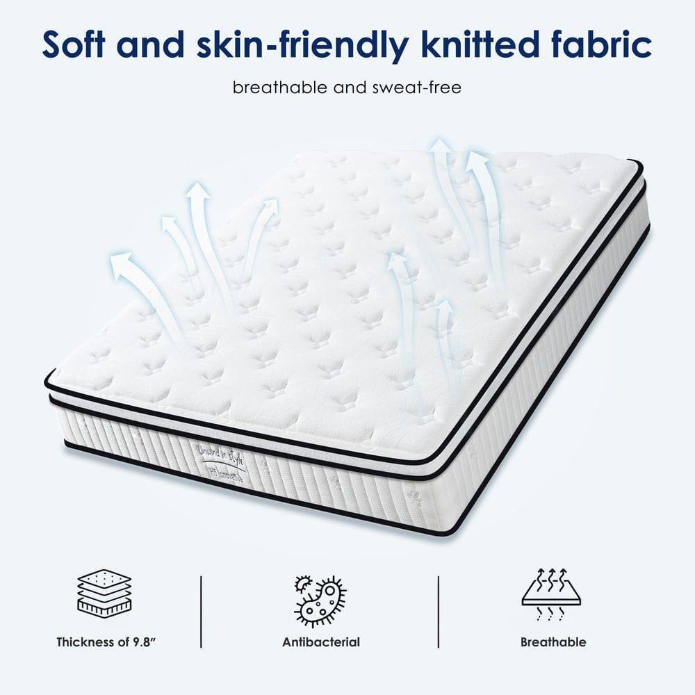 Soft and skin-friendly knitted fabric  
breathable and sweat-free  

Thickness of 9.8"  
Antibacterial  
Breathable