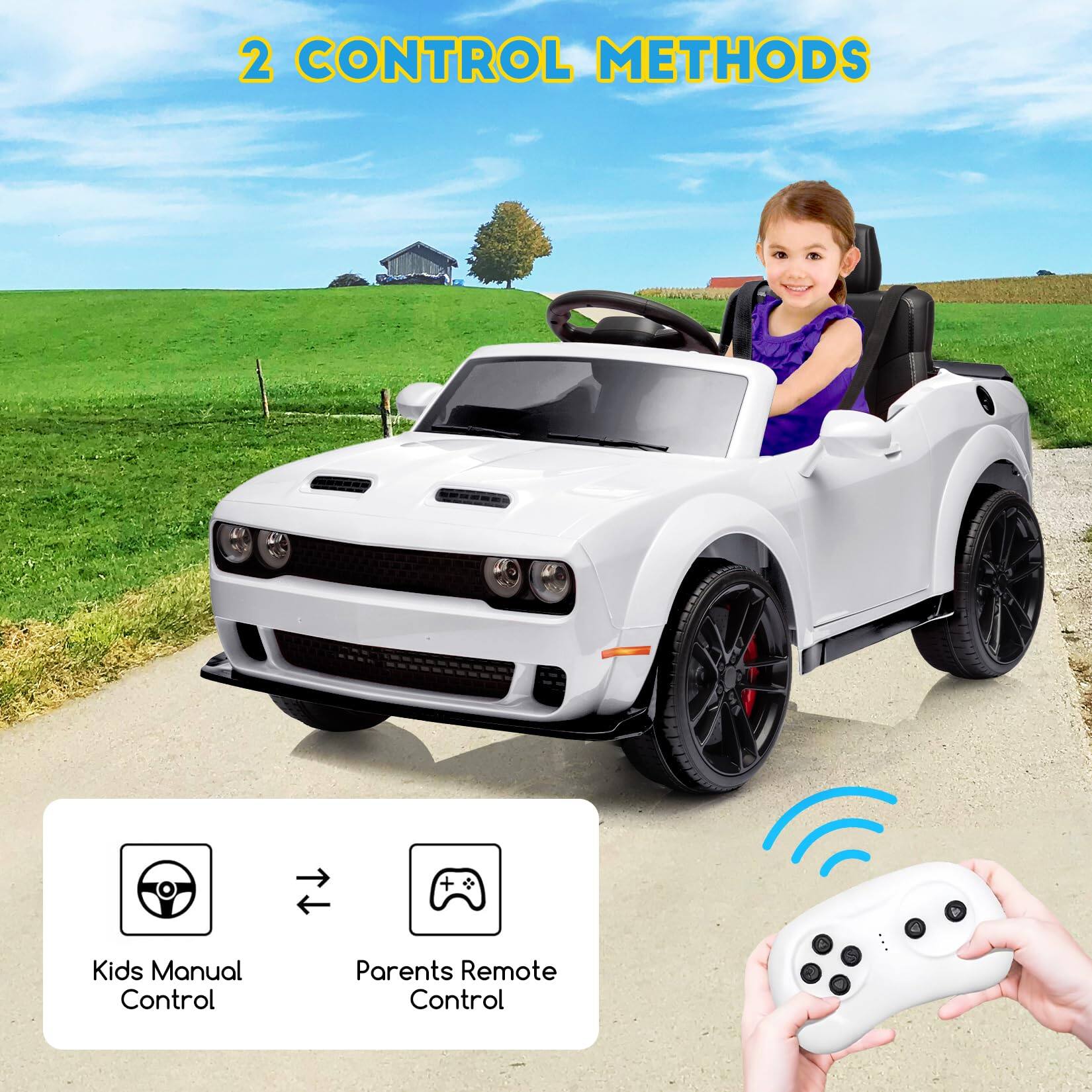2 CONTROL METHODS

Kids Manual Control → Parents Remote Control