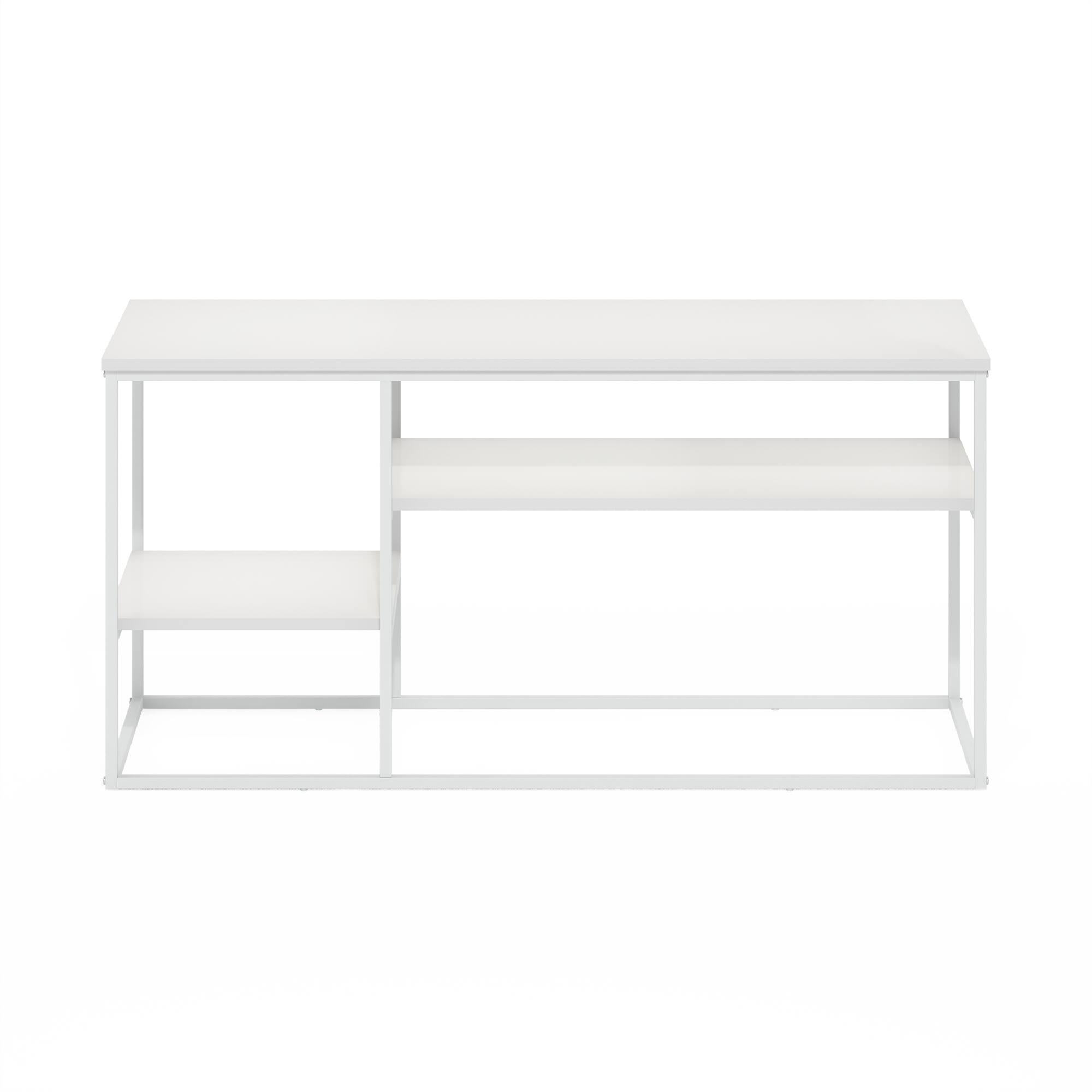 Alt View 2. Furinno - Moretti Modern Lifestyle TV Stand for TV up to 50 Inch - Solid White/White.