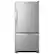 Front. Whirlpool - 22 Cu. Ft. Bottom-Freezer Refrigerator with SpillGuard Glass Shelves - Stainless Steel.