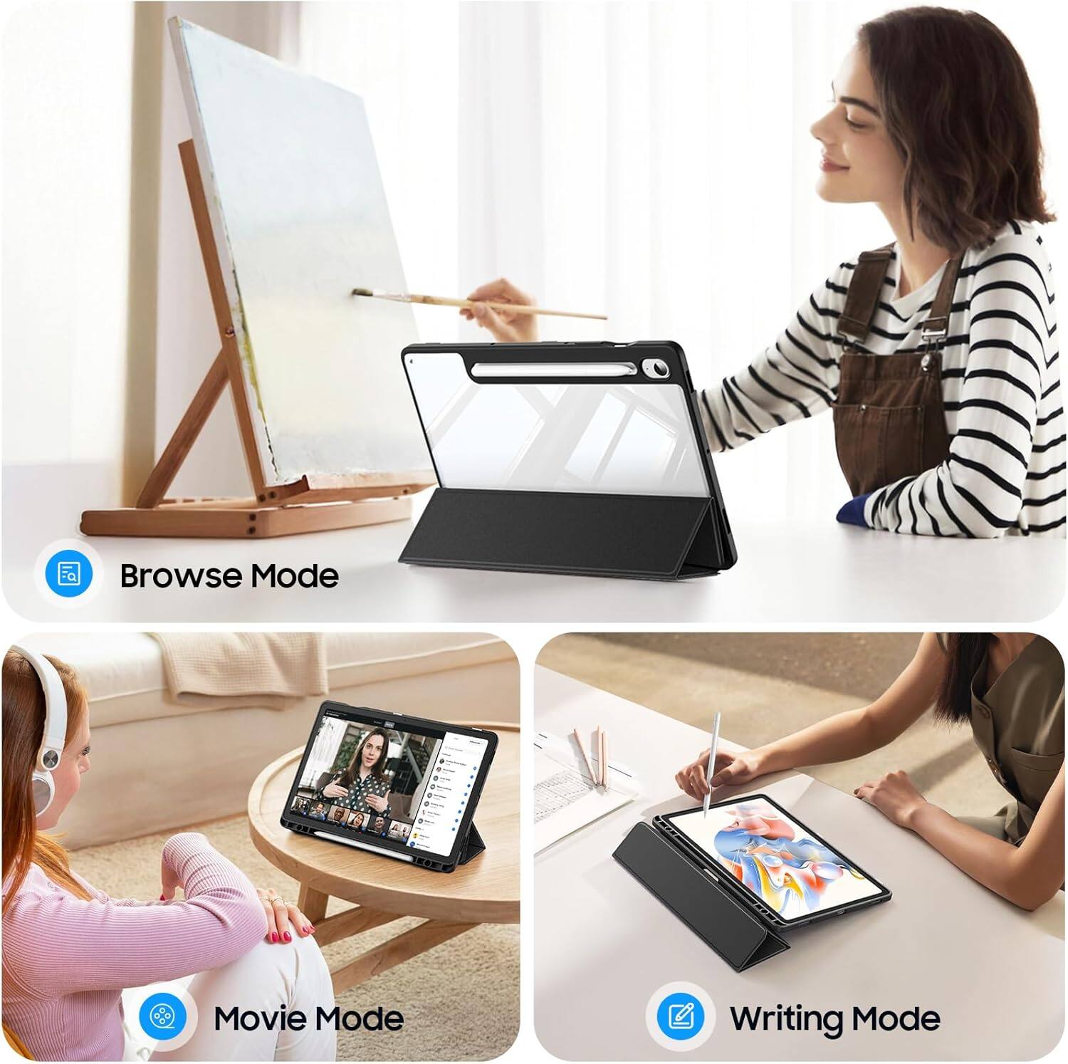 Browse Mode  
Movie Mode  
Writing Mode