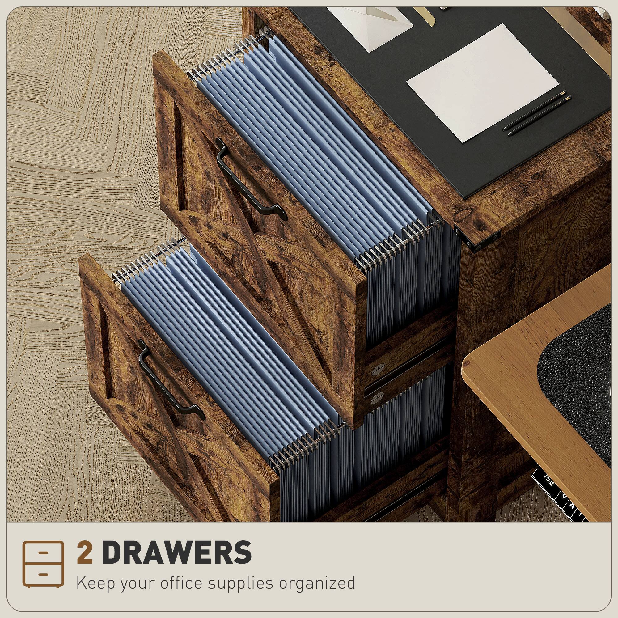 2 DRAWERS, Keep your office supplies organized