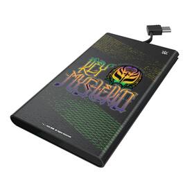 Keyscaper - WWE Steel 5000mAh Flat Powerbank - Rey Mysterio
