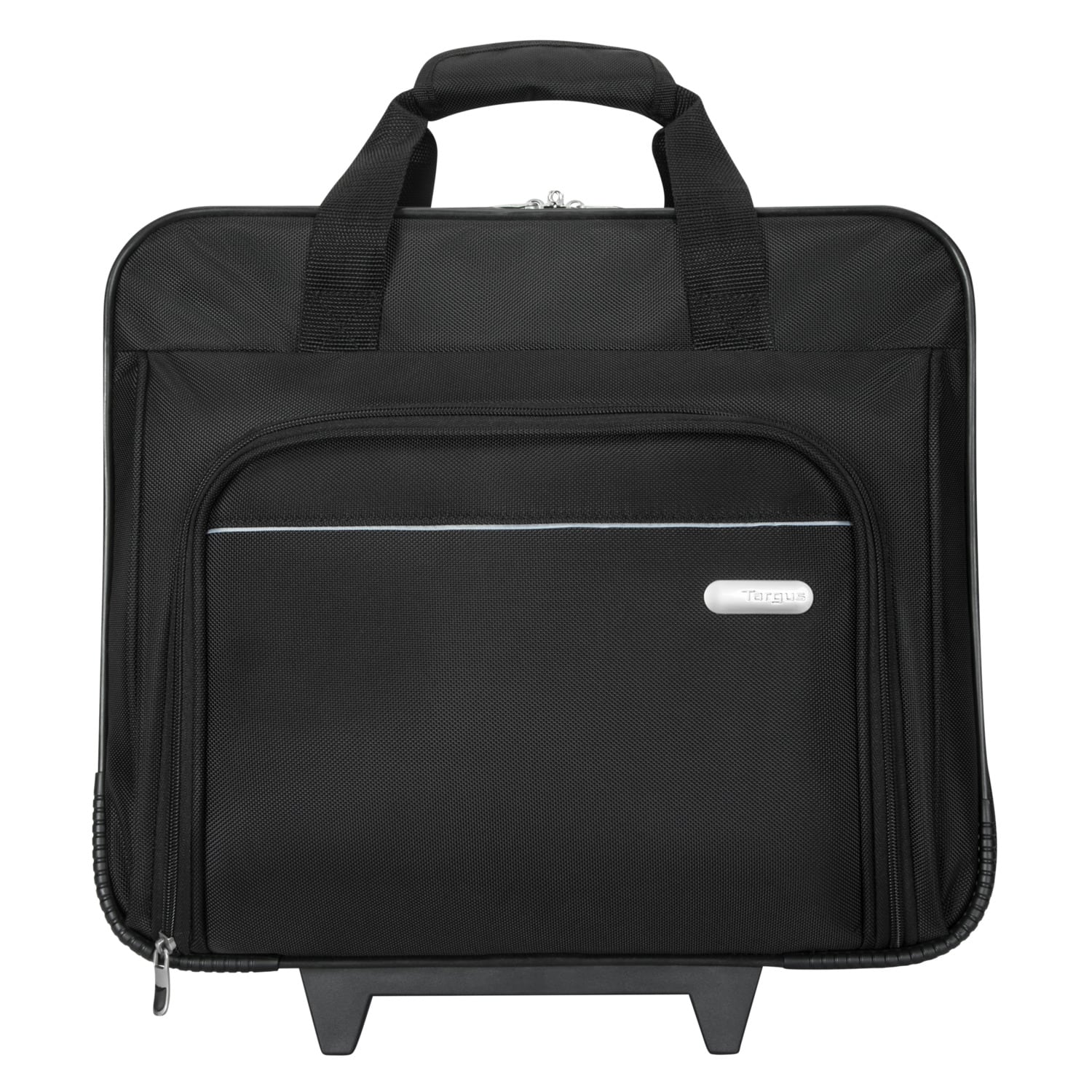 Front. Targus - Metro Rolling Laptop Case for 15.4" Laptop - Black.