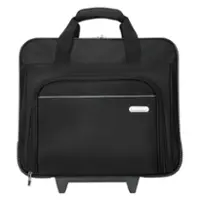 Targus - Metro Rolling Laptop Case for 15.4" Laptop - Black - Front_Zoom