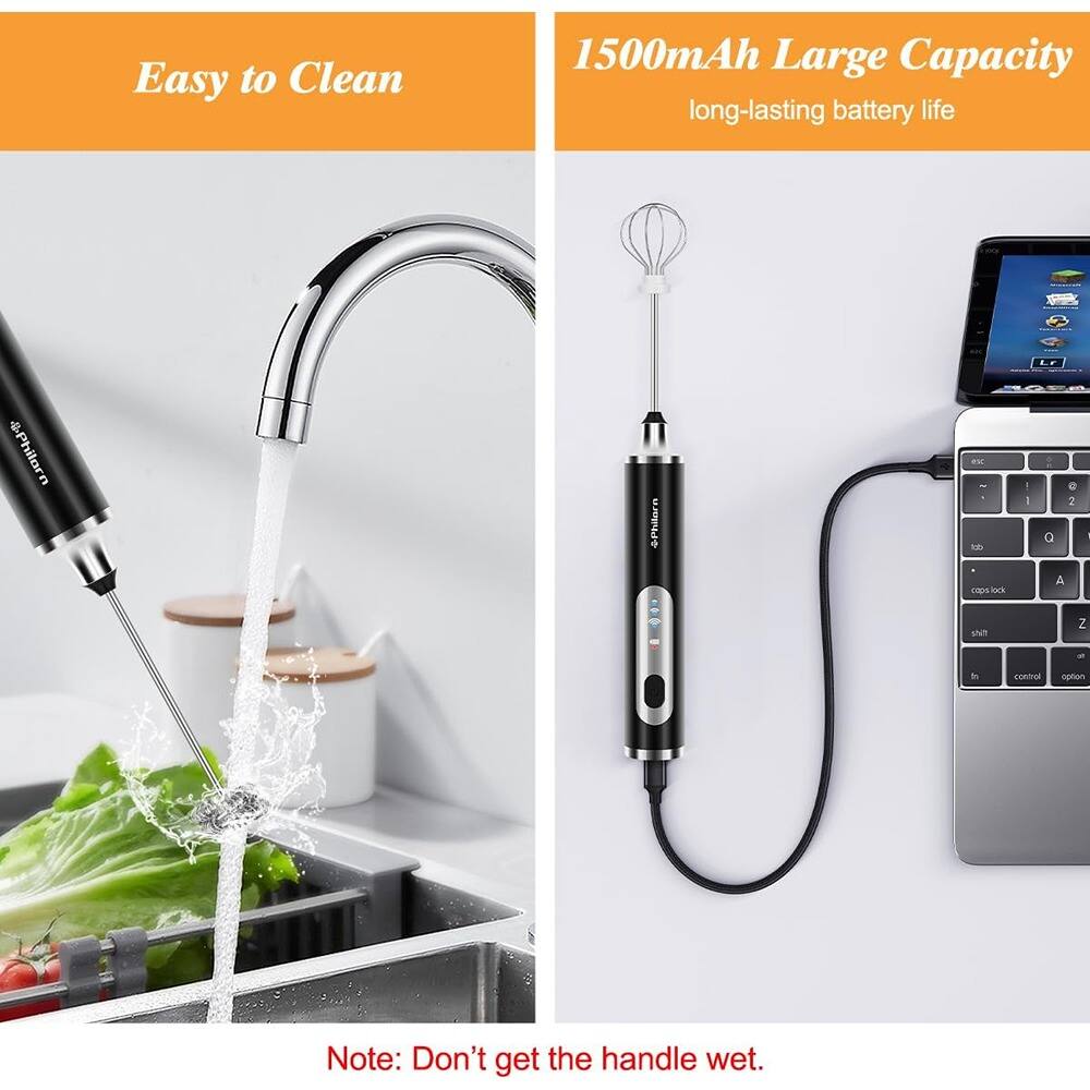 Easy to Clean

1500mAh Large Capacity
long-lasting battery life

Note: Don't get the handle wet.