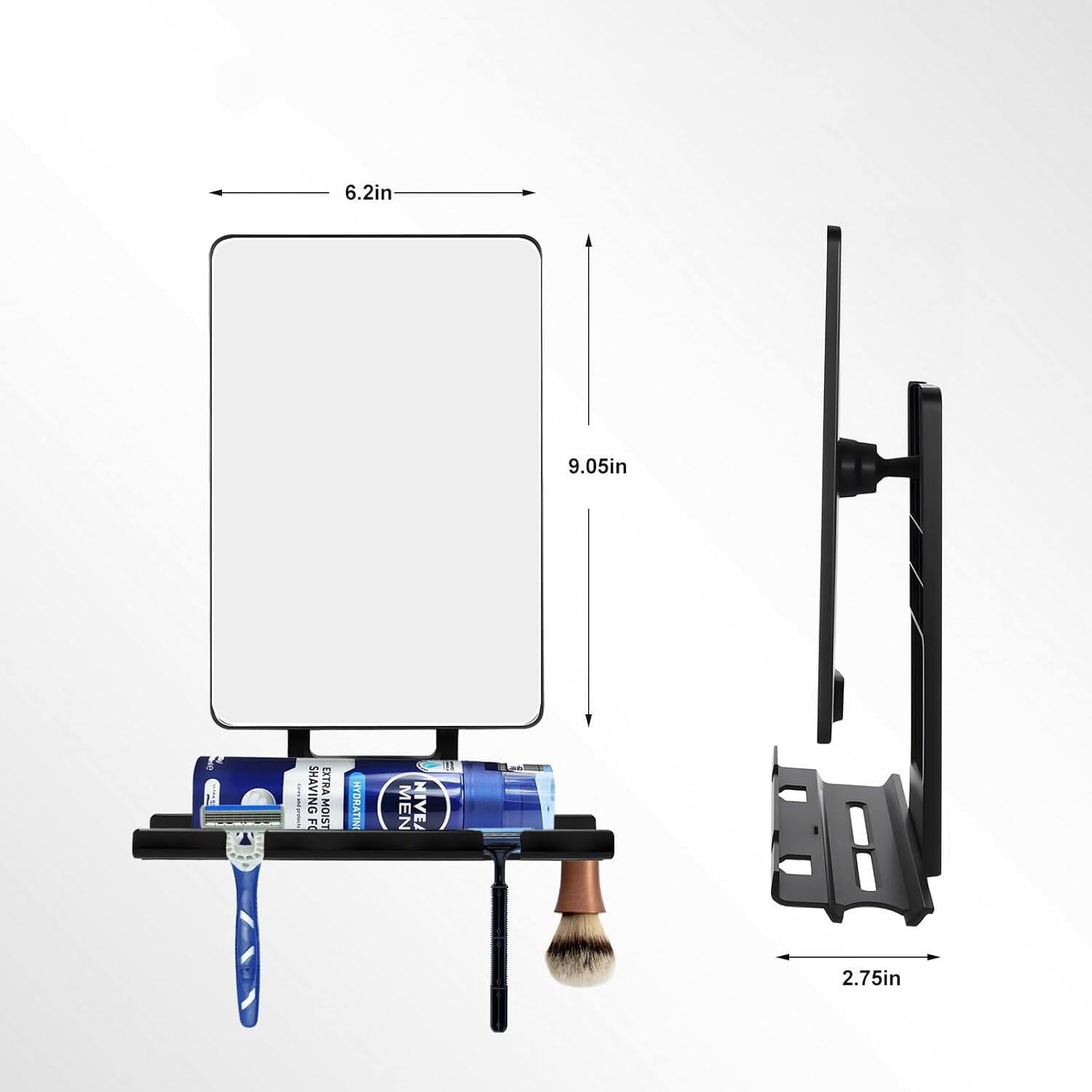 6.2in x 9.05in | SHAVING EXTRA MOIST HYDRATING MEN NIVEA 2.75in