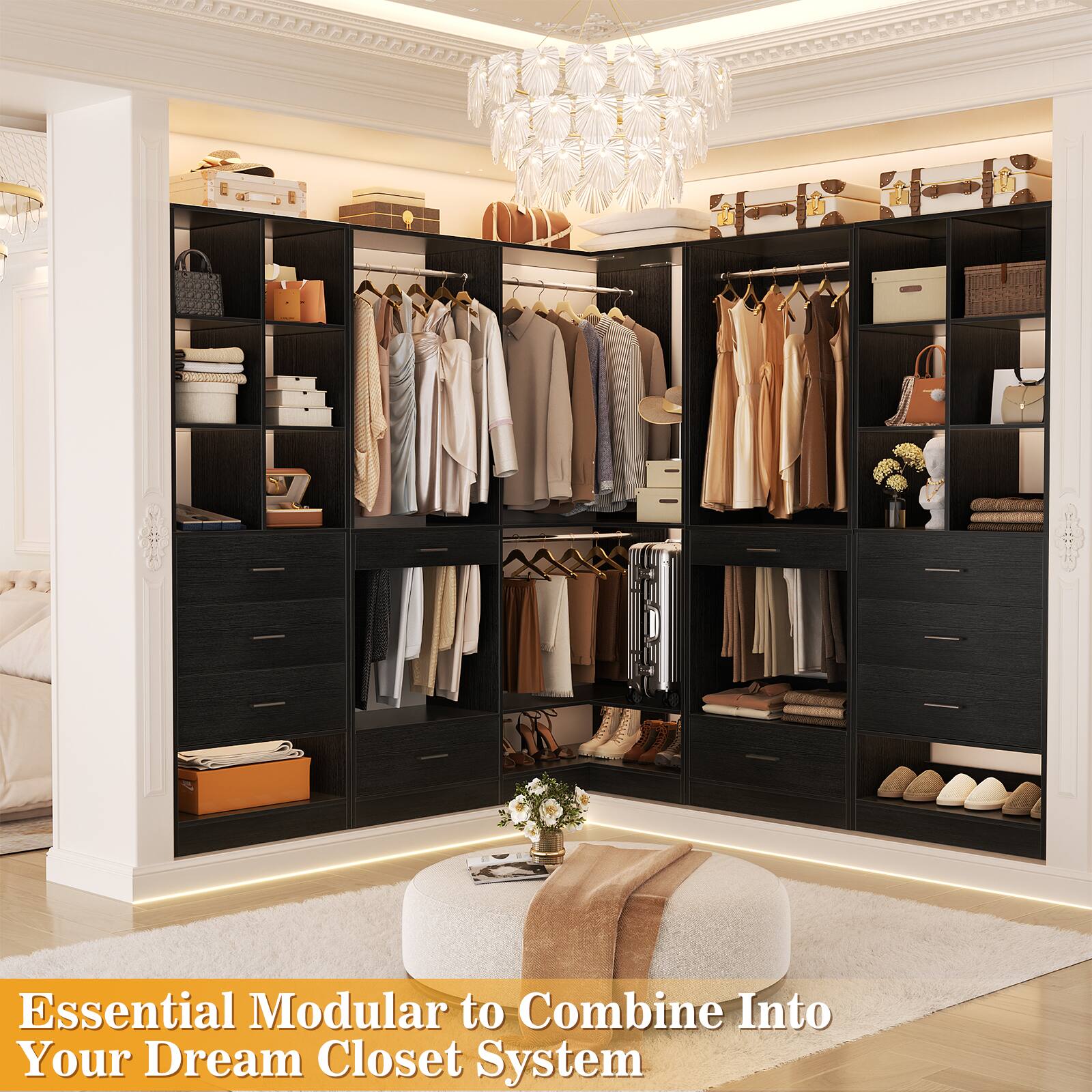 Essential Modular to Combine Into Your Dream Closet System