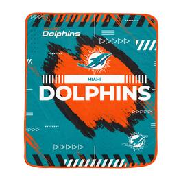 Pegasus - Miami Dolphins 60" x 72" Game Tech Ultra Cozy Blanket - Multicolor