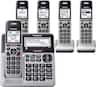 Panasonic - KX-TGF975S Link2Cell DECT 6.0 Expandable Cordless Phone System with Digital Answering System and Smart Call Blocker - Silver
