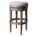 Front. Maven Lane - 31" Pullman Backless Bar Stool In Reclaimed Oak Finish With Fabric Upholstery - Reclaimed Oak.