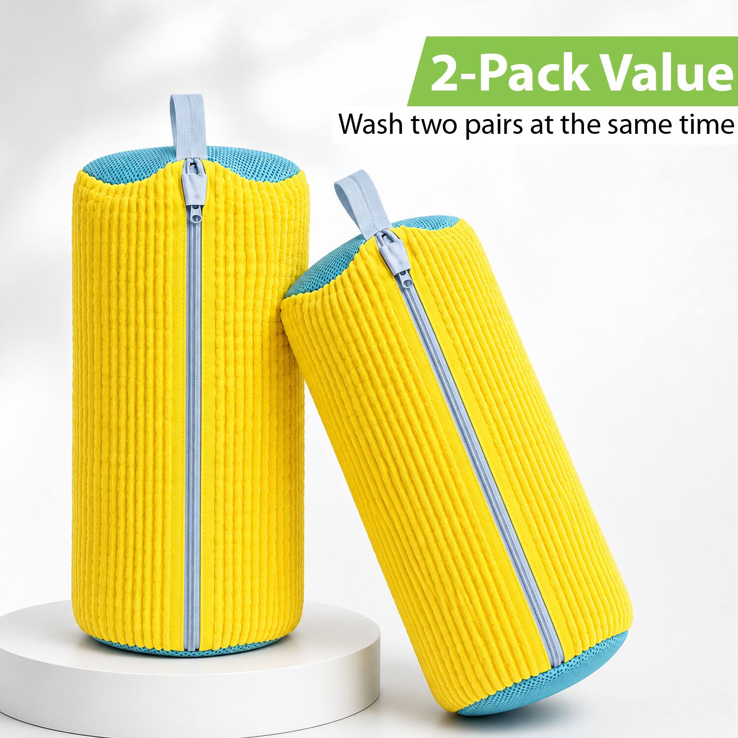 2-Pack Value  
Wash two pairs at the same time