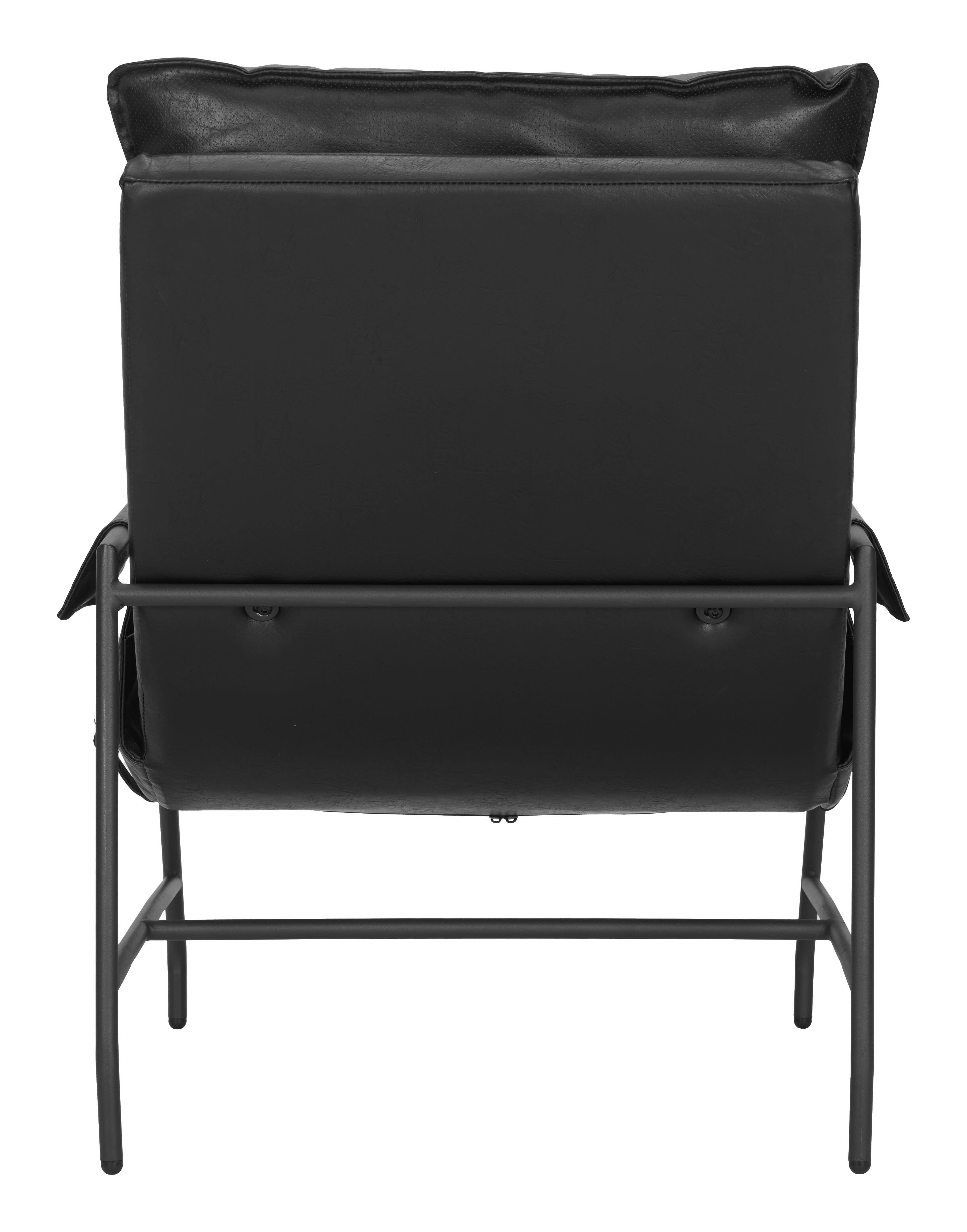 Alt View 2. Hivvago - Halaus Accent Chair Black - Black.