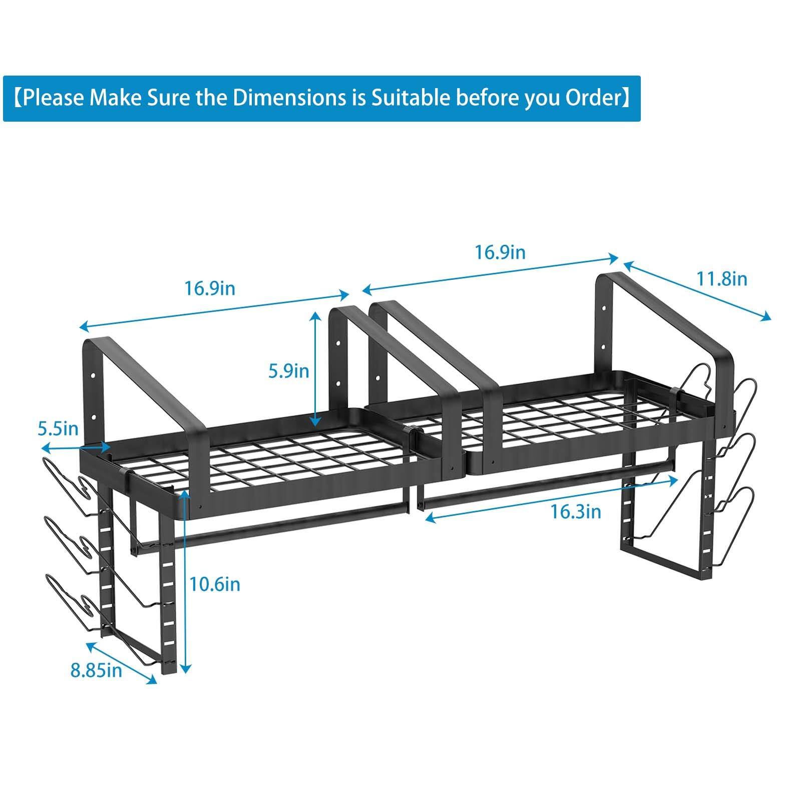 Please Make Sure the Dimensions is Suitable before you Order

- 16.9in
- 16.9in
- 11.8in
- 5.9in
- 5.5in
- 16.3in
- 10.6in
- 8.85in