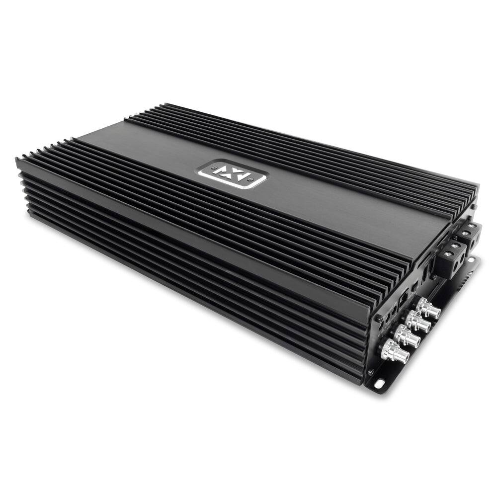 Left. NVX - XCA3K 3000W RMS XC-Series Competition Class-D Monoblock Amplifier (Strappable & Linkable) – Made in Korea.
