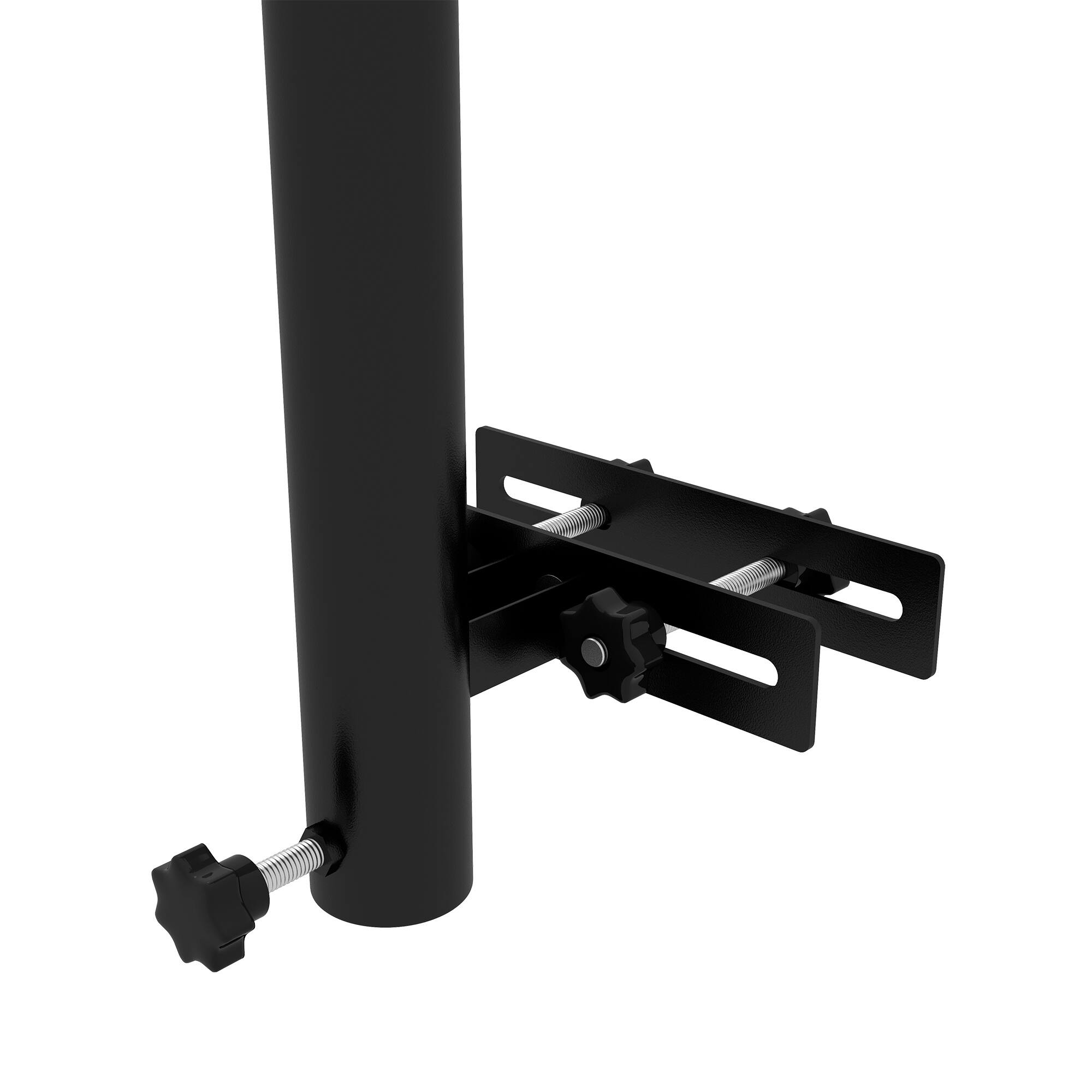 Alt View 8. Outsunny - Umbrella Holder Stand for Deck Railing - Black.