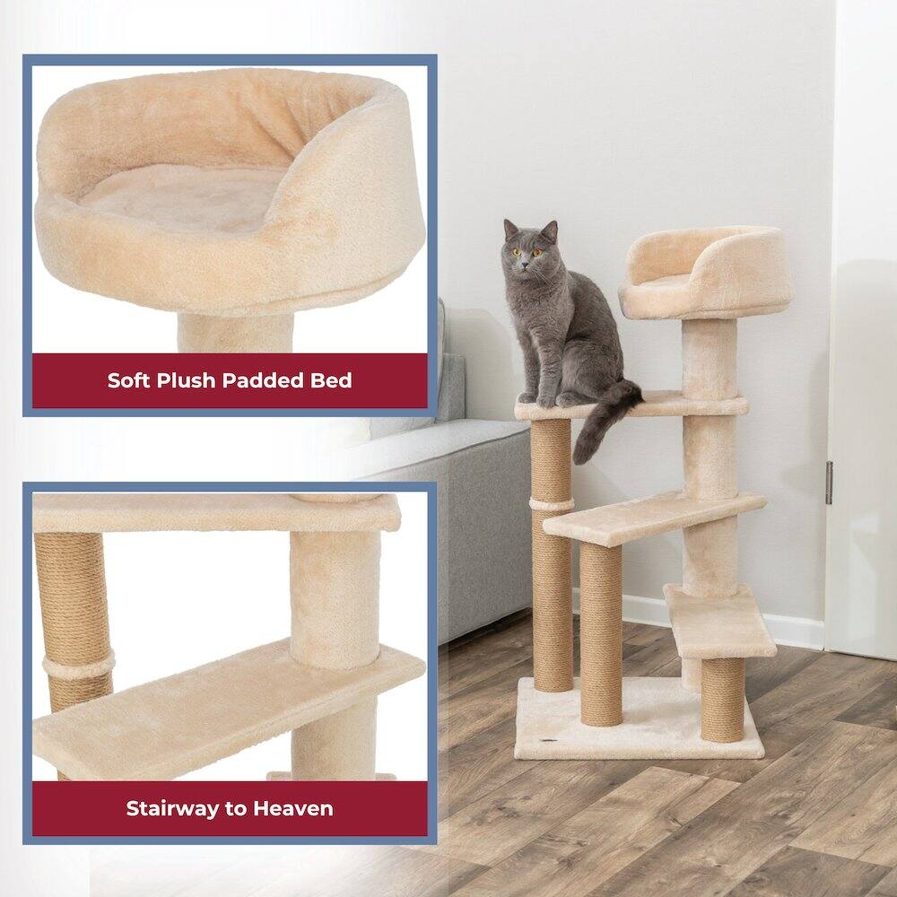 Soft Plush Padded Bed  
Stairway to Heaven