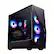 Angle. iBUYPOWER - iBUYPOWER - Slate Black Gaming Desktop PC - AMD Ryzen 7 9800X3D, AMD Radeon RX 9070 16GB, 32GB DDR5 RGB,2TB SSD - Black.