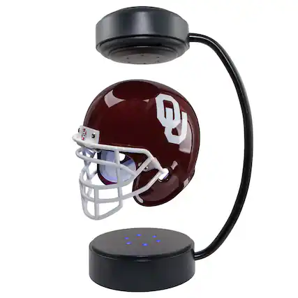 Front. Pegasus - Oklahoma Sooners Hover Team Helmet - Red.