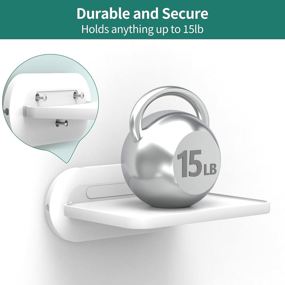 Durable and Secure  
Holds anything up to 15lb