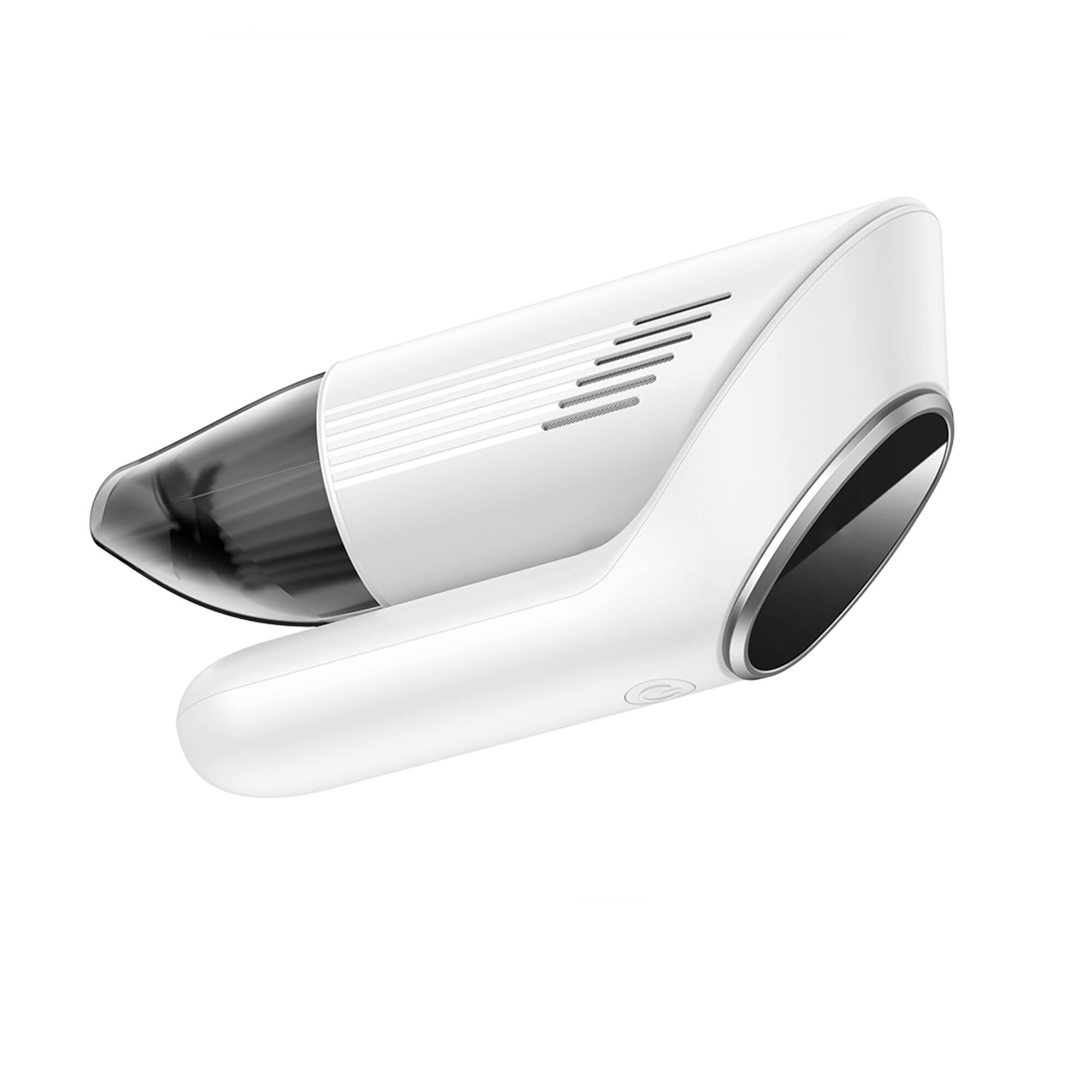 Angle. Sugift - Sugift Cordless Handheld Vacuum with USB-C Charging for Home & Car - White.