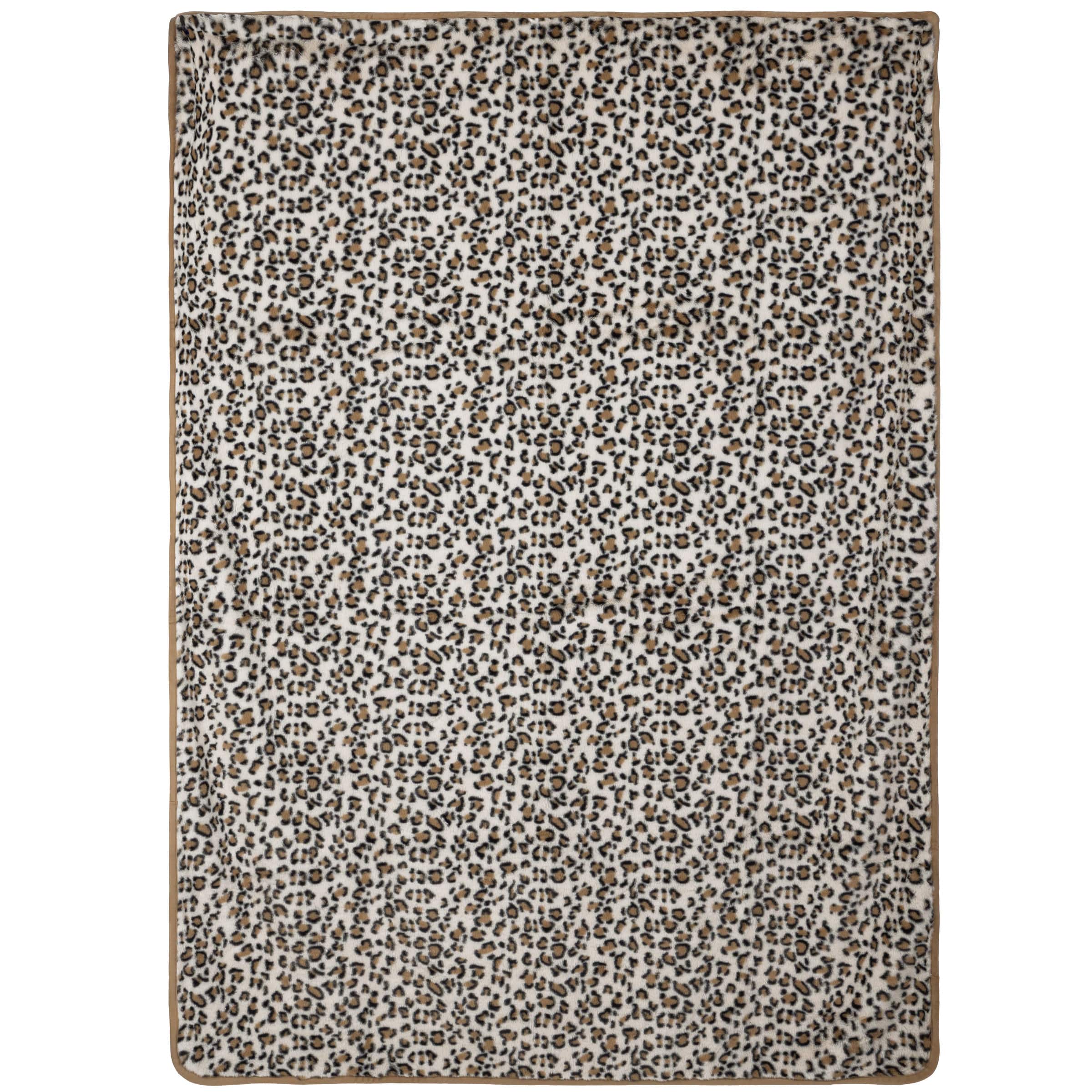 Lavish Home - Waterproof Blanket for Bed, Couch, or Car 60” x 80” Reversible Queen Size Throw Blanket Washable Pet Throws - Brown