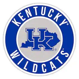 Fan Creations - Kentucky Wildcats 15" State Circle Sign - Multicolor