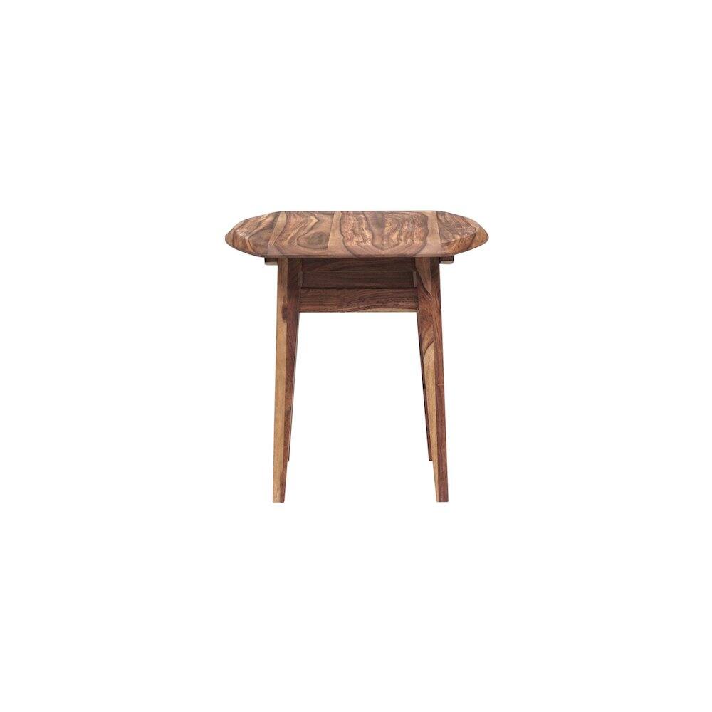 Alt View 1. Porter Designs - Fusion Solid Sheesham Wood End Table - Natural.