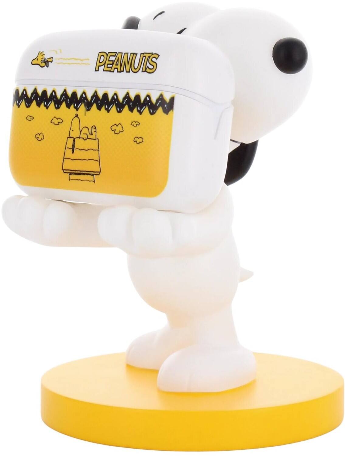 Front. PopMarket - Peanuts: Snoopy Wireless Bluetooth Earbuds & Holder Buds Pro   - COLLECTIBLES - Multicolor.
