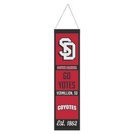 WinCraft - South Dakota Coyotes 8" x 32" Wool Evolution Banner - Multicolor