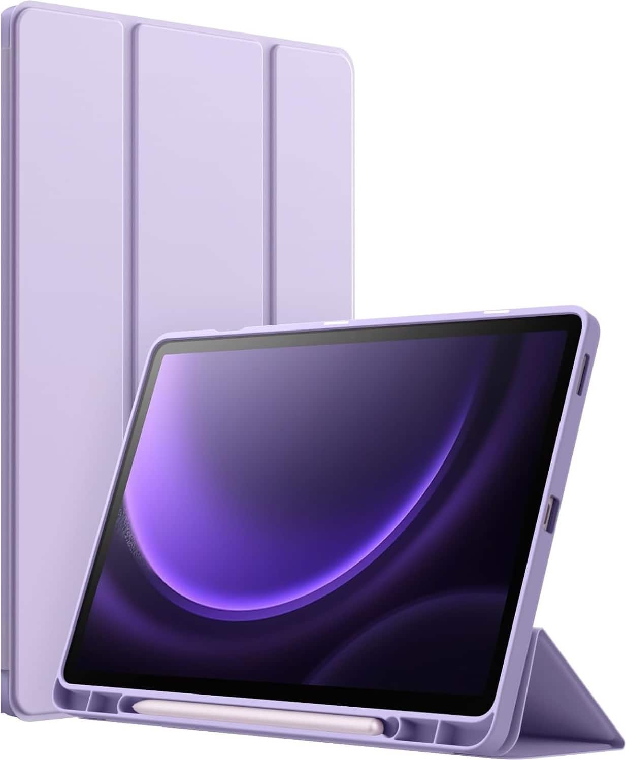 SaharaCase - Venture Series Folio Case for Samsung Galaxy Tab S10 FE+ - Purple Orchid - Left_Zoom