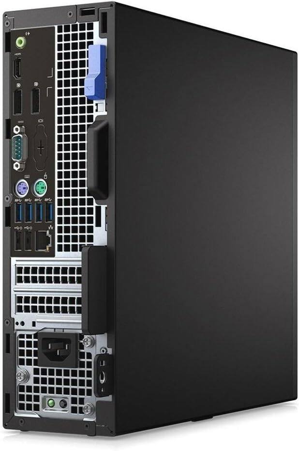 Left. Dell - Dell Optiplex 5040 SFF Desktop PC, Intel Core i7-6700 3.4 up tp 4.0GHz, 16GB RAM, 480GB SSD, USB WiFi, Windows 11 Pro - Black.