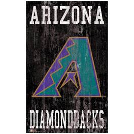 Fan Creations - Arizona Diamondbacks 11'' x 19'' Heritage Distressed Logo Sign - Multicolor