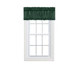 Ellis Curtain - Ellis Stacey 1.5" Rod Pocket High Quality Fabric Solid Color Window Balloon Valance 60"x15" - Harvest