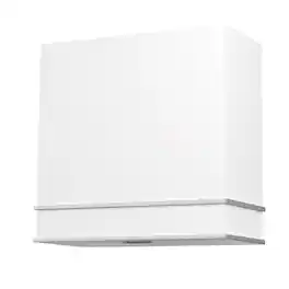 Akicon - 30 inches - Externally Vented - Wall Range Hood - White with Nickel