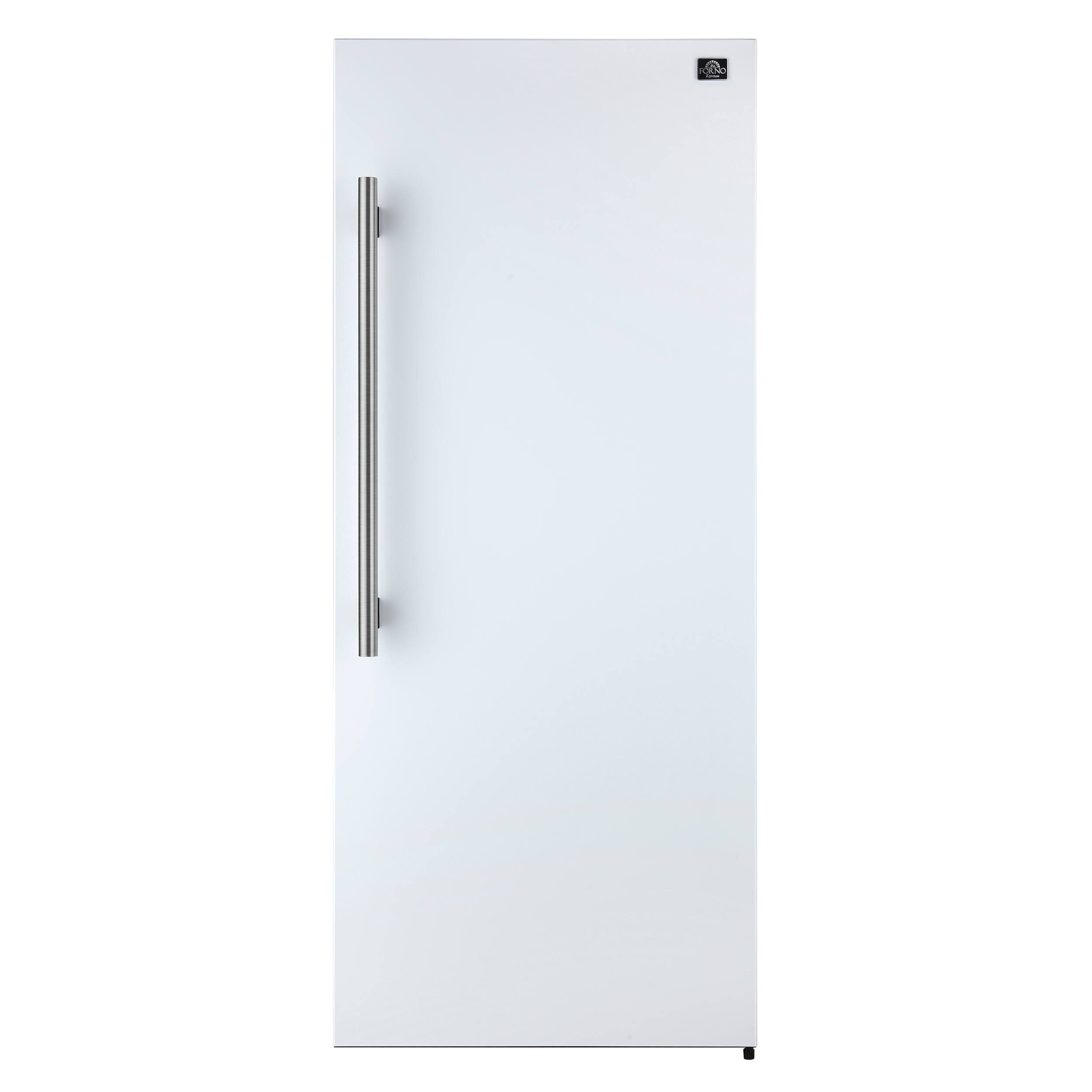 Alt View 1. Forno Appliances - Maderno 13.6 Cu. Ft. Right Swing Upright Convertible Freezer with Antique Brass Handles - White.