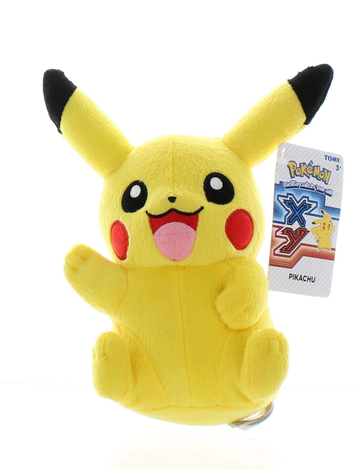 Photos - Soft Toy UP3D Pokémon - Pokemon XY 8" Plush Pikachu Open Mouth Arm Up T18266 