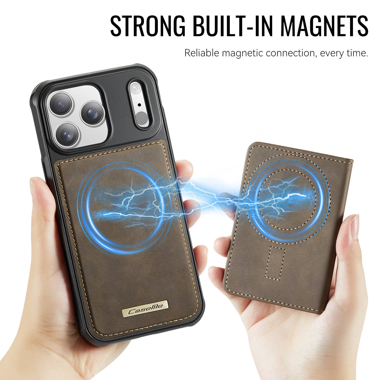 STRONG BUILT-IN MAGNETS  
Reliable magnetic connection, every time.  
Casele