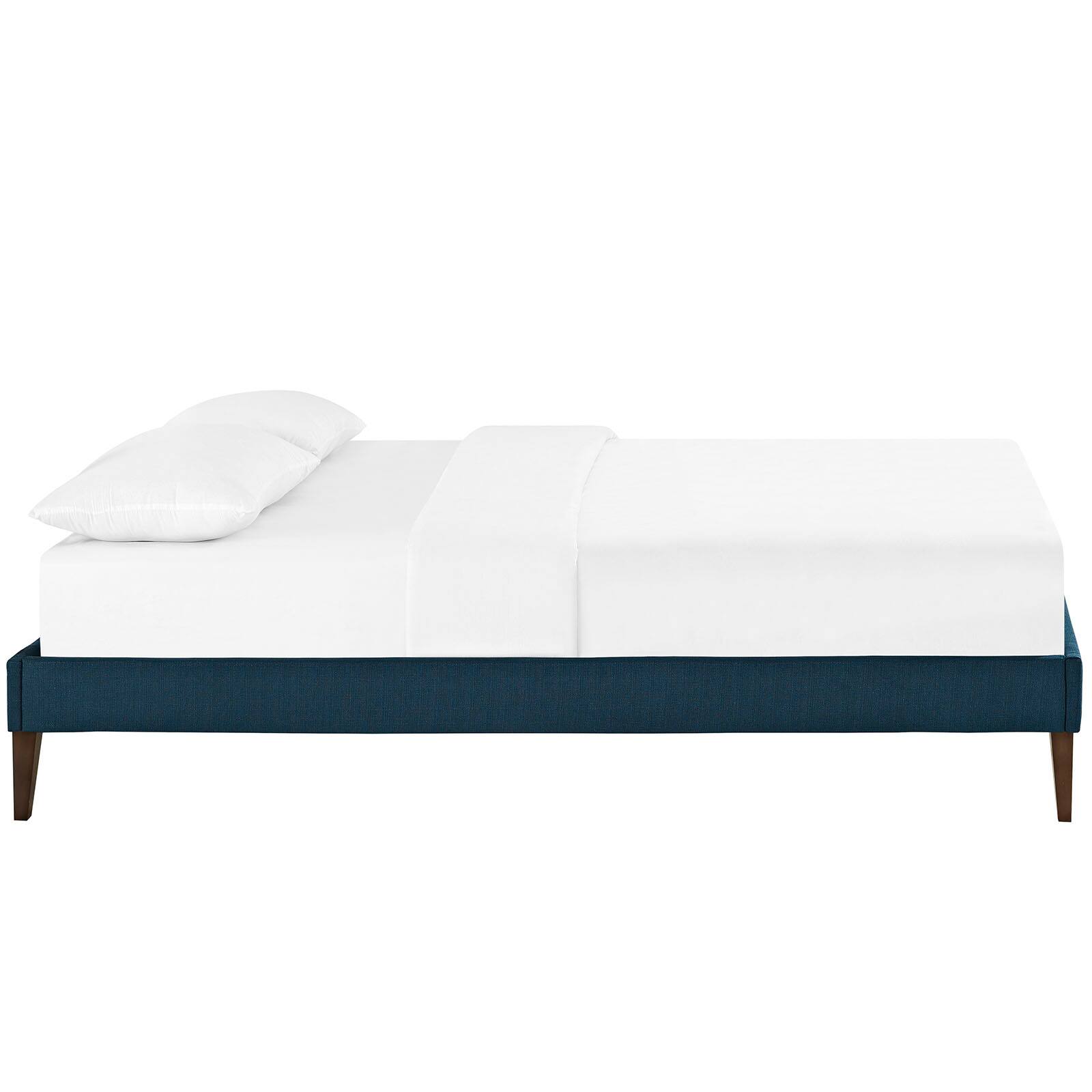 Back. Modway - Alina Platform Queen Bed Frame - Gray.