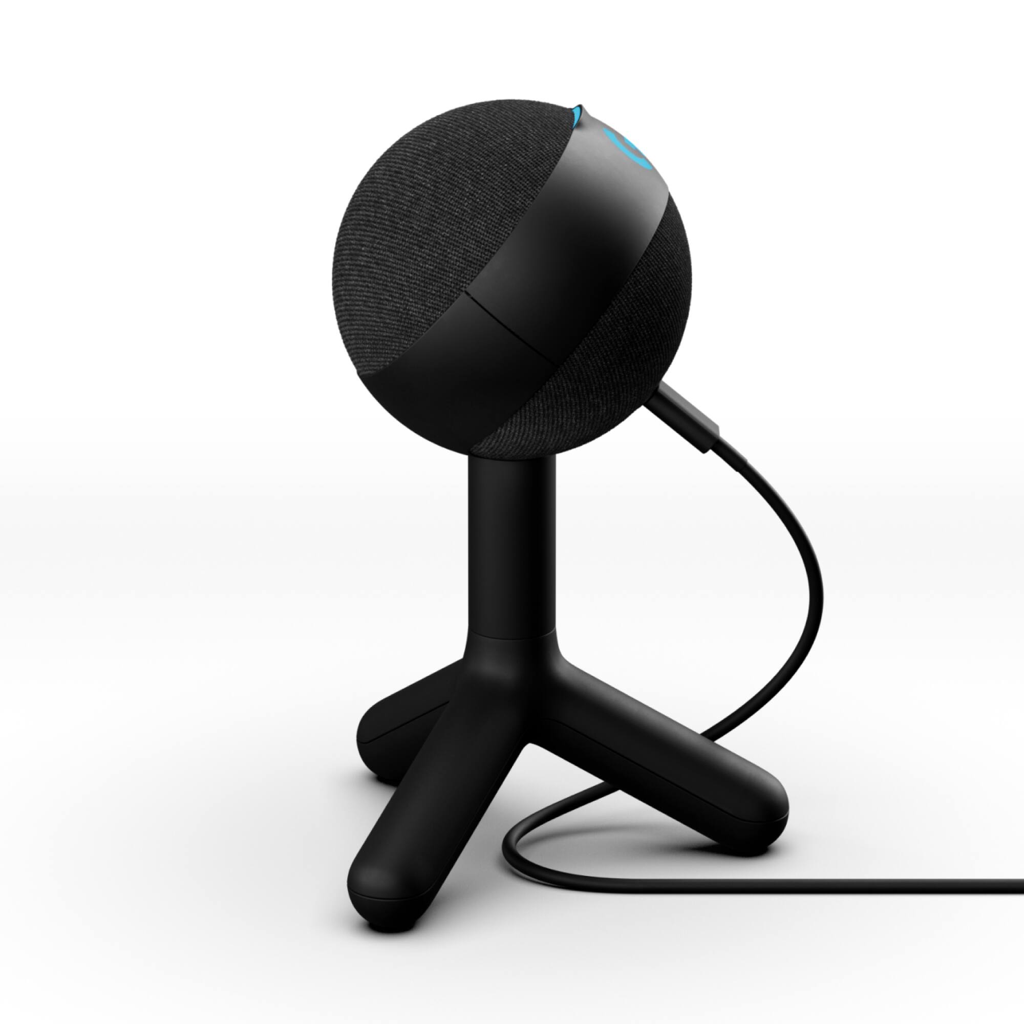 Alt View 18. Logitech - Yeti Orb Wired Cardioid Condenser Gaming Microphone with LIGHTSYNC RGB Lights - Black.